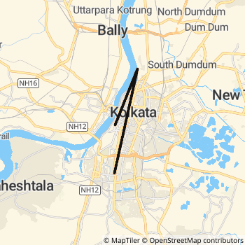 133 Mini route map