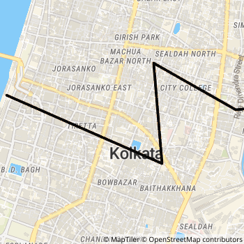 71 route map