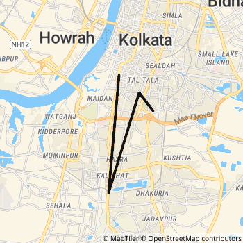 T-7 route map