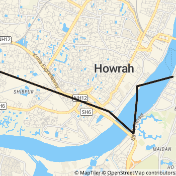 T-1 route map