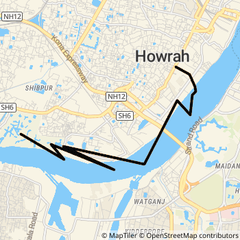 12A route map
