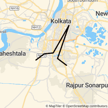 1B route map
