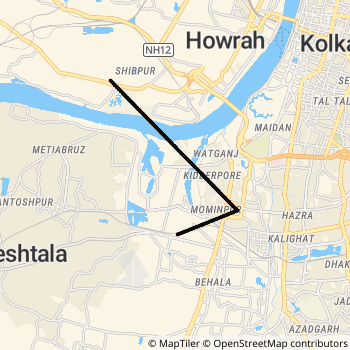 11A Mini route map