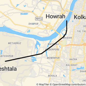 77C route map
