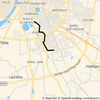 14/1 route map