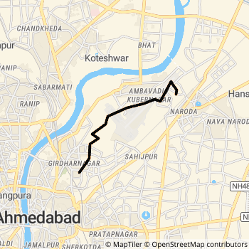 105 route map