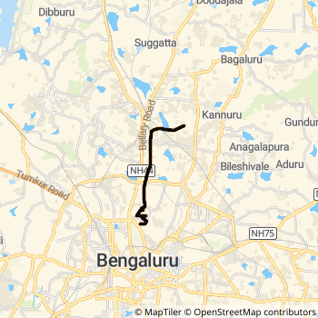 280K route map