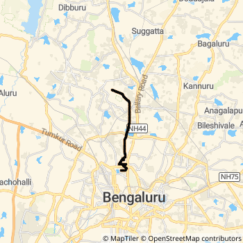 285B route map