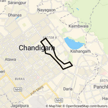 1C route map