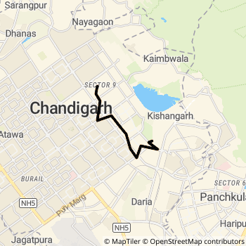 2D route map