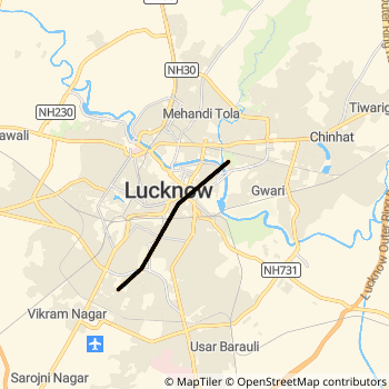 24 B route map