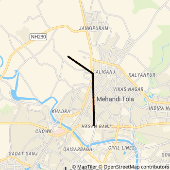 33 S route map