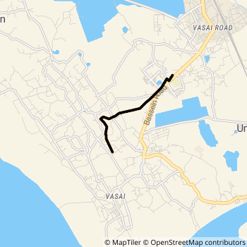 114 Bus No.1 route map