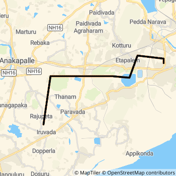 500A/C route map