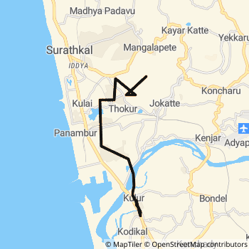 45D route map