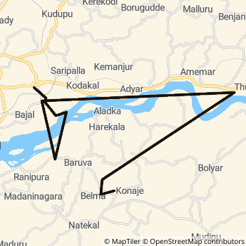 54 route map