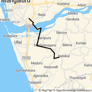 54A route map