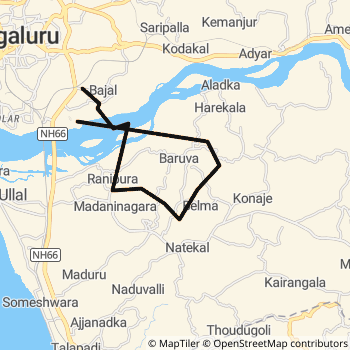 55 route map