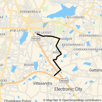 341H route map