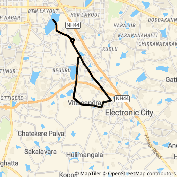 343M route map