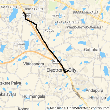 350H route map
