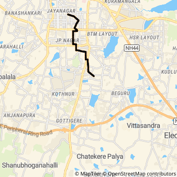 364C route map