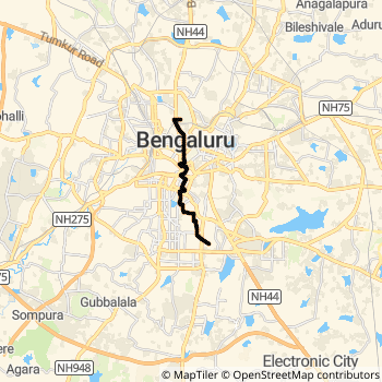 364E route map