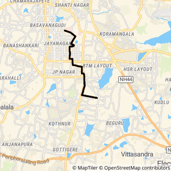 364J route map