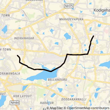 500K route map