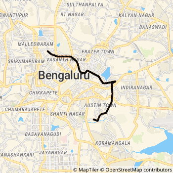K1 route map