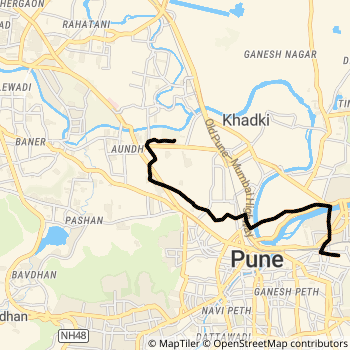 205 route map