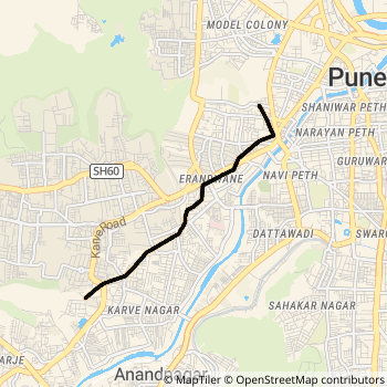 77 route map