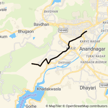 85 route map