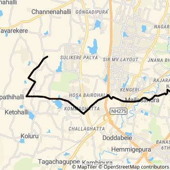 222M route map