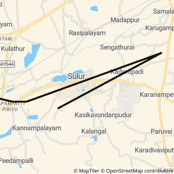 65 / 65A route map