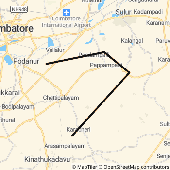 105 route map