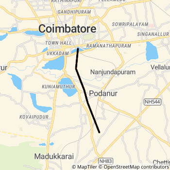 84 route map